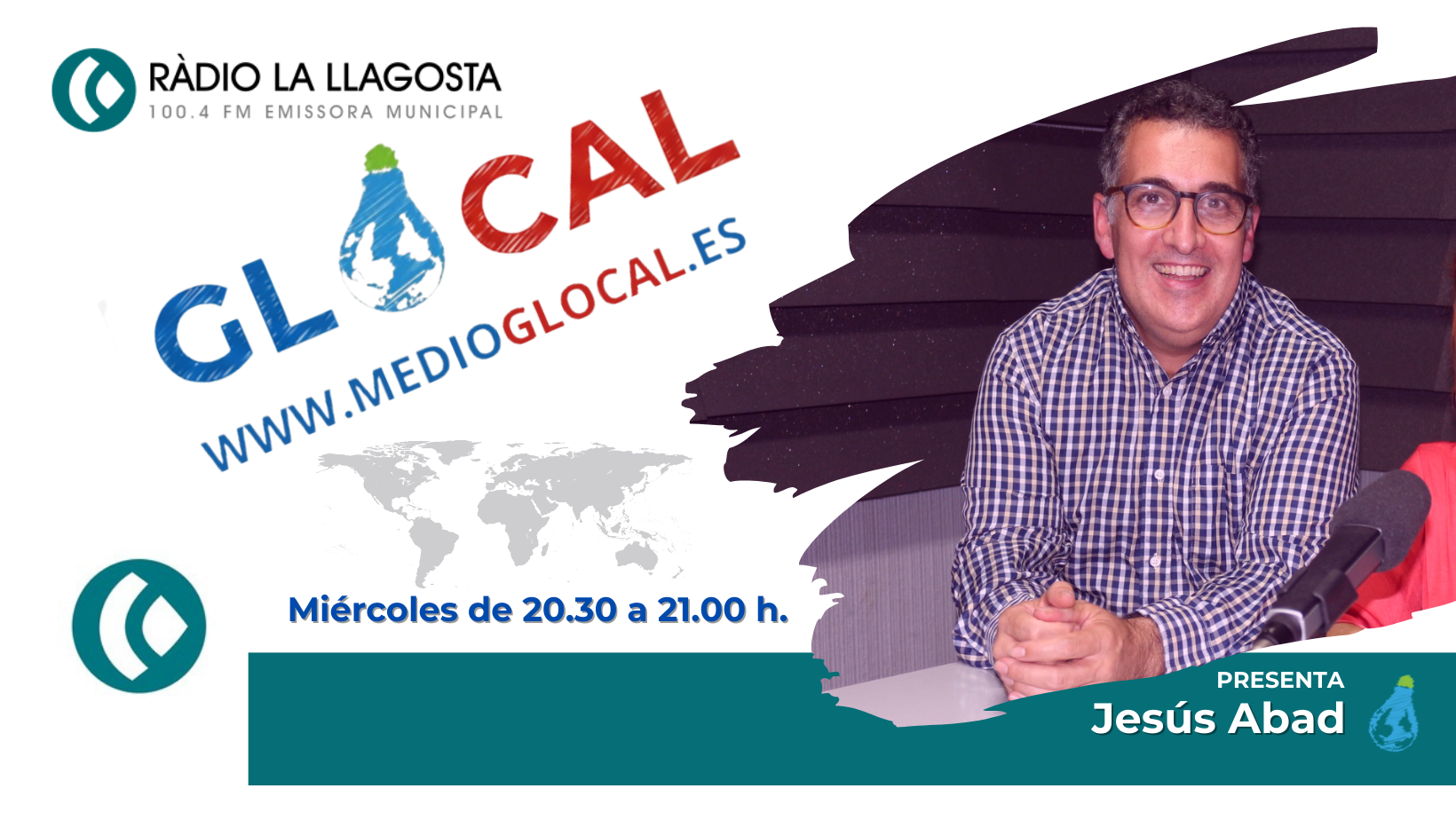 Cartel anunciando el programa Glocal