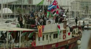 Última hora: La Global Sumud Flotilla zarpa de Barcelona pero se ve obligada a fondear cerca por el temporal