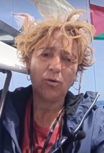 Laura Campos, desde el Atlantic Blue: «Sentí que tenía que poner el cuerpo por Palestina y por Gaza»